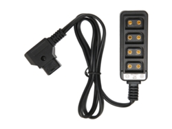 Cable Divisor De Alimentación D-tap Macho A 4 Puertos D-tap Hembra, Adaptador De Corriente D-tap Para Baterías De