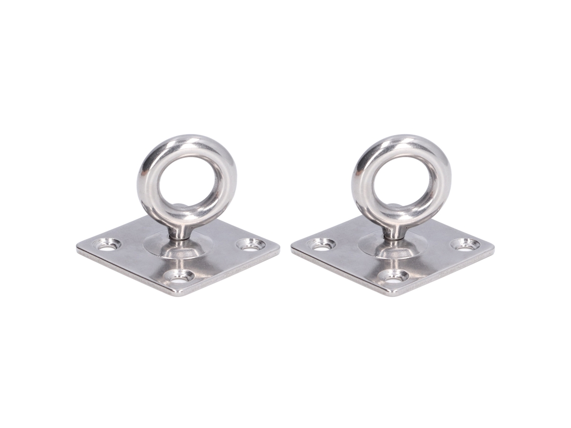 2 Ganchos Giratorios De Techo De Acero Inoxidable 316 Para Pernos De Barco Y Vigas De Techo.