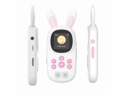 Reproductor Mp3 16 Gb Con Bluetooth Como Regalos Para Niños Radio Fm Alarma Cordón Incluido Gusshious Rosa