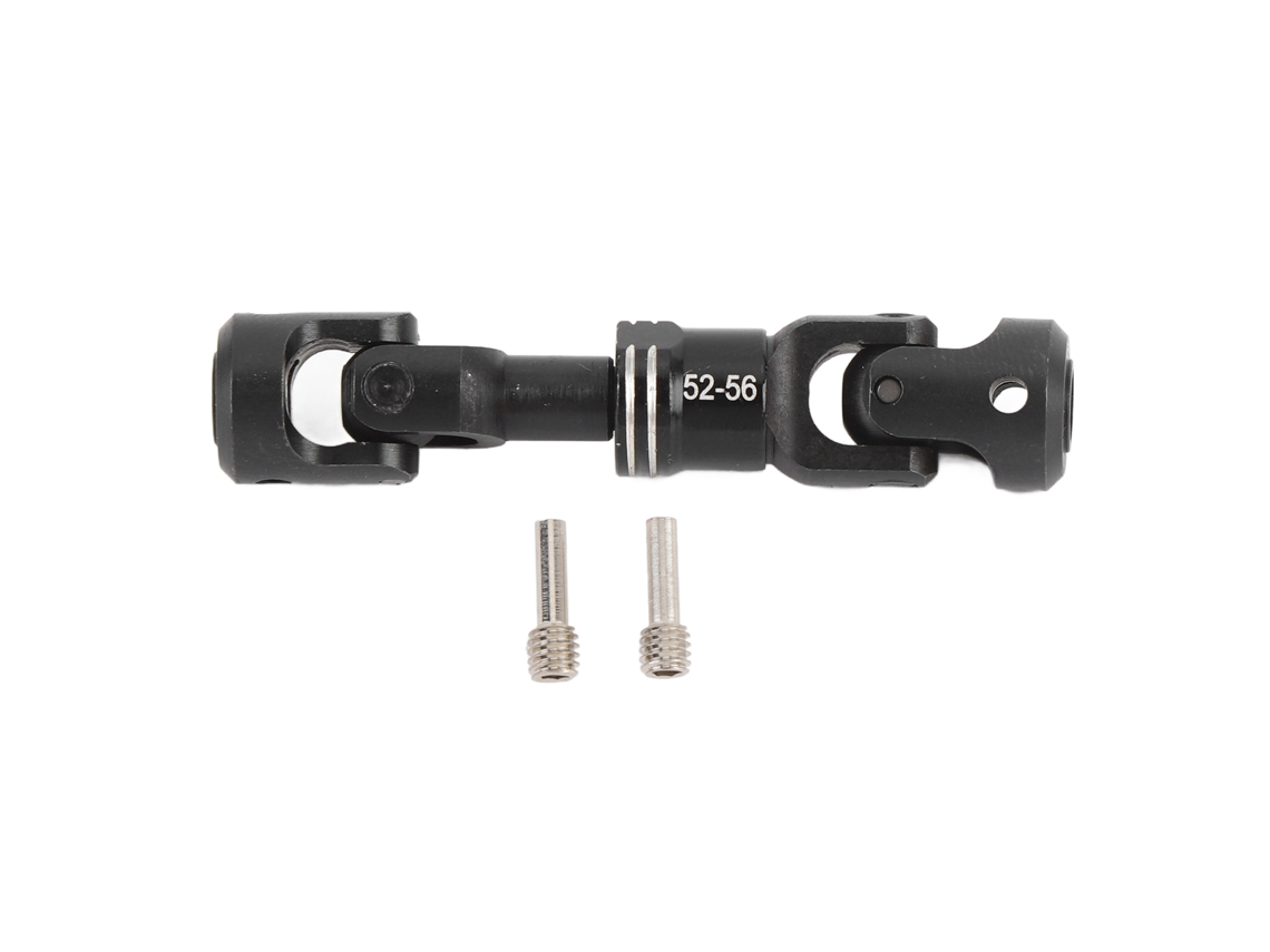 Eje de transmisión RC para coche teledirigido SCX10 a escala 1/10, pieza metálica universal, 52-56 mm, accesorios para crawler.
