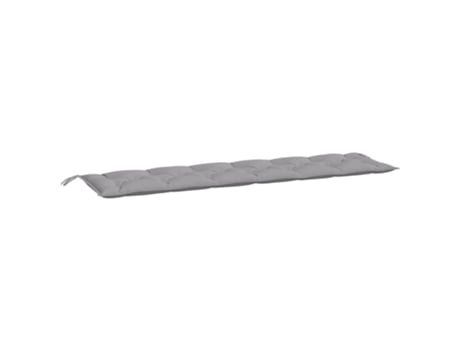 Cojín De Banco De Jardín VIDAXL Gris Tela (200x50x7 cm)