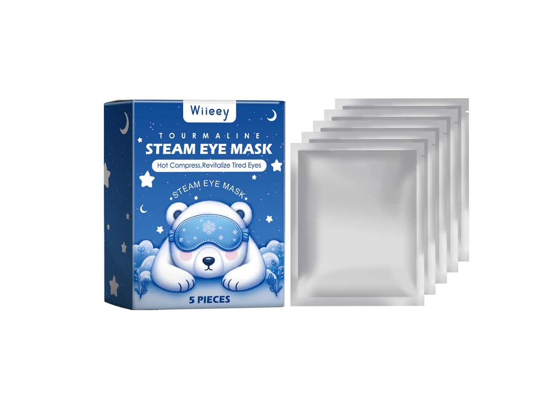 Mascarilla ocular de vapor para mejorar el sueño.