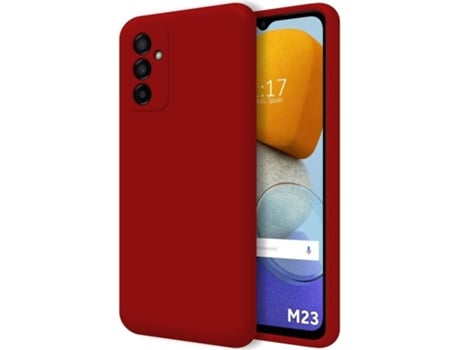 Carcasa para Samsung Galaxy M23 5G TUMUNDOSMARTPHONE Silicona Líquida Rojo