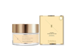 Hidratante Bio Iluminador con Vitamina C 50 ml 5 Parches de Hidrogel para Ojos con Vitamina C Erth Skin London