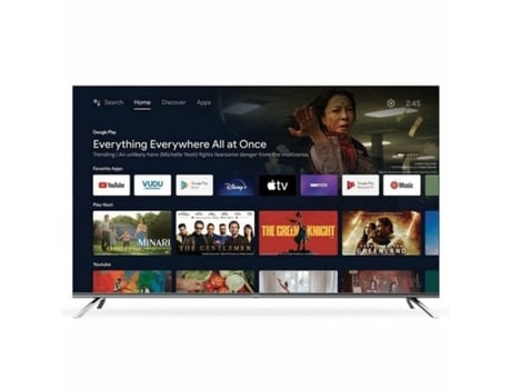 Smart TV STRONG 55UD7553 (Negro - Plateado - G - 55 - 4K Ultra HD)
