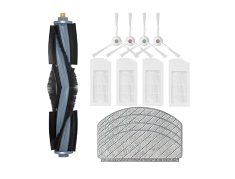 Substituição para ecovacs deebot t10 plus escova principal escova lateral pano esfregão