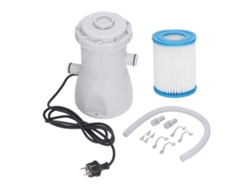 Bomba Filtro Piscina 30w 800gal Impermeable Bajo Ruido, Filtro Cartucho, Enchufe Eu 220-240v