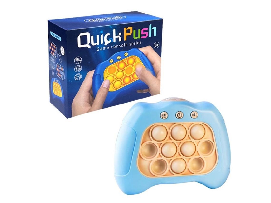 Consola de juegos de burbujas CHRUI, juego de coordinación motora (azul claro)