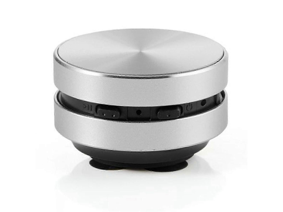 Altavoz Bluetooth estéreo portátil compatible con conducción ósea (plateado)