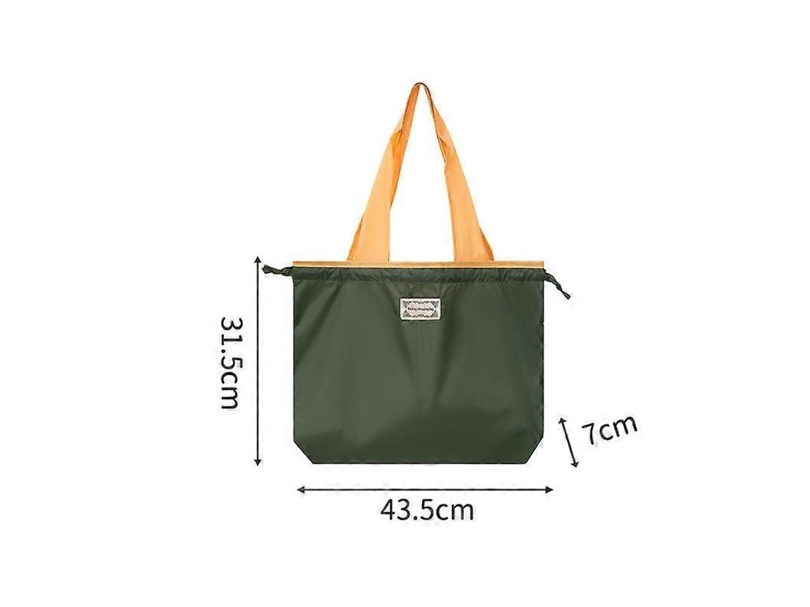 Bolsa de la compra plegable e impermeable, de gran capacidad y resistente al desgaste, que se puede llevar al hombro o en la mano, ideal para viajar.