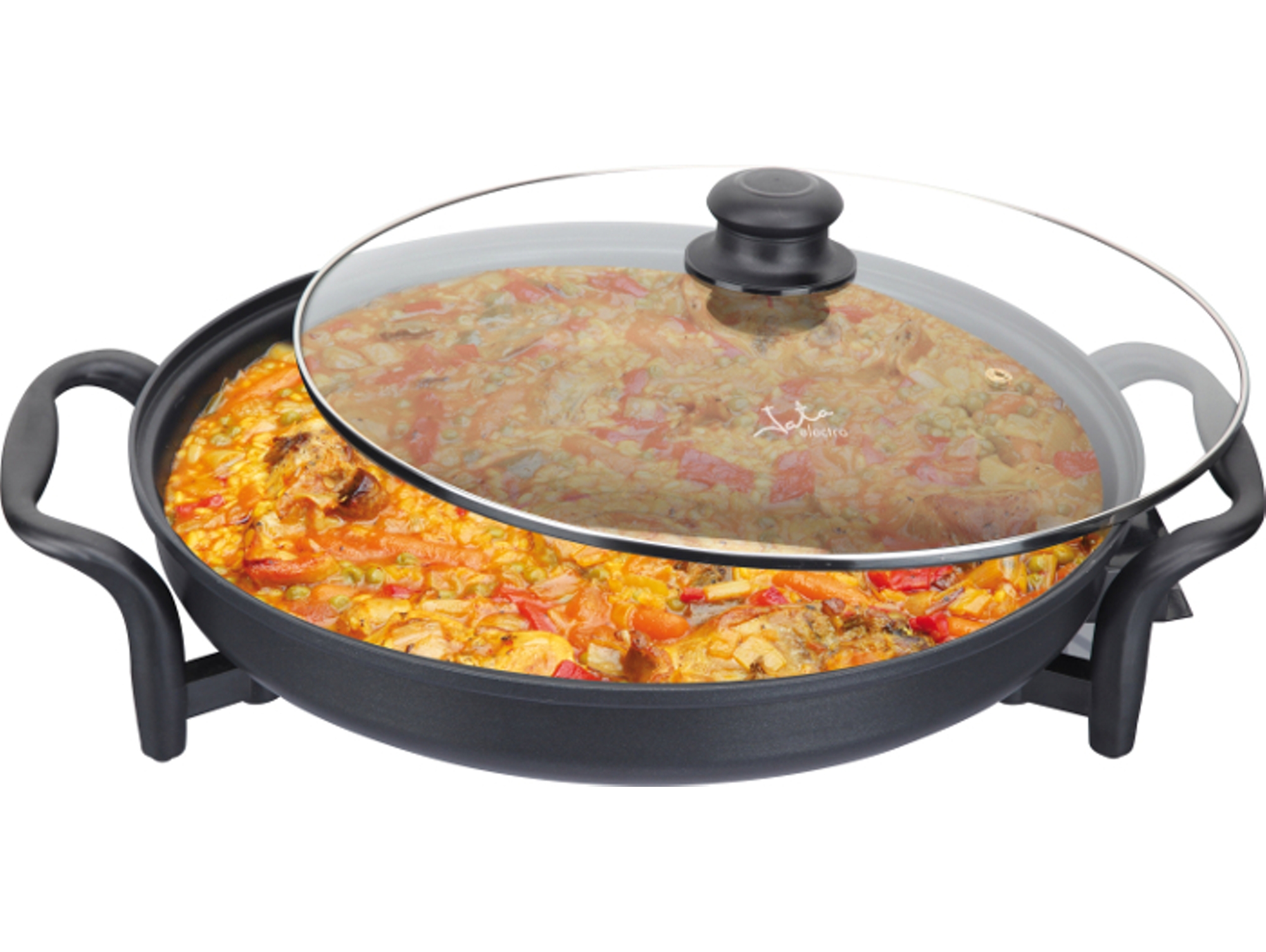 Paellera Electrica Jata pe541 36cm 1650w 50mm antiadherente multicazuela con termostato regulable 1650 541 potencia 36