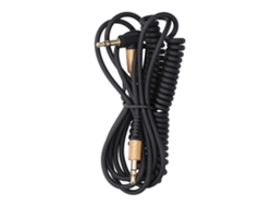 Cable De Repuesto Para Auriculares De 3,5 Mm, Macho A Macho, En Espiral Con Resorte, De 1,3 M A 2,1 M.
