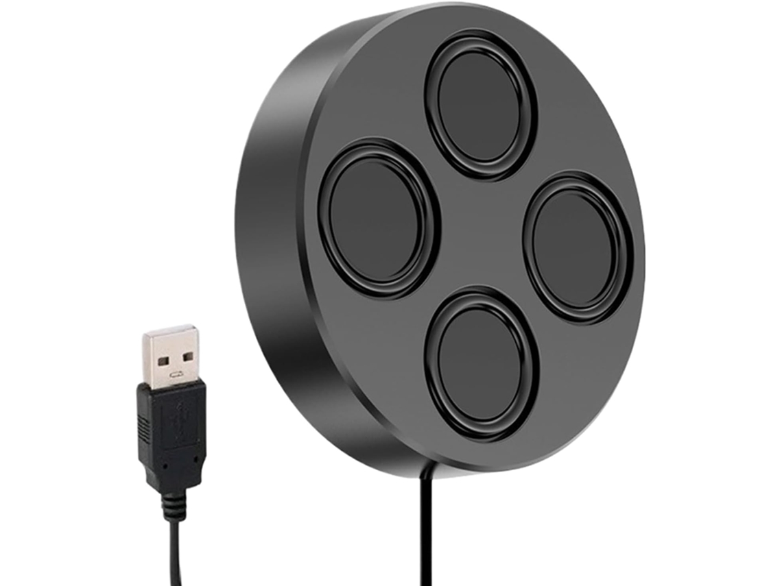 Altavoz Magnético Estéreo Con Cable Y Reproductor Usb Con Graves Profundos |