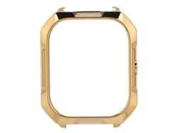 Capa Bumper De Pc Anti-arranhões Protetora Para Relógio Inteligente Huami Amazfit Gts Explore Edition Ouro