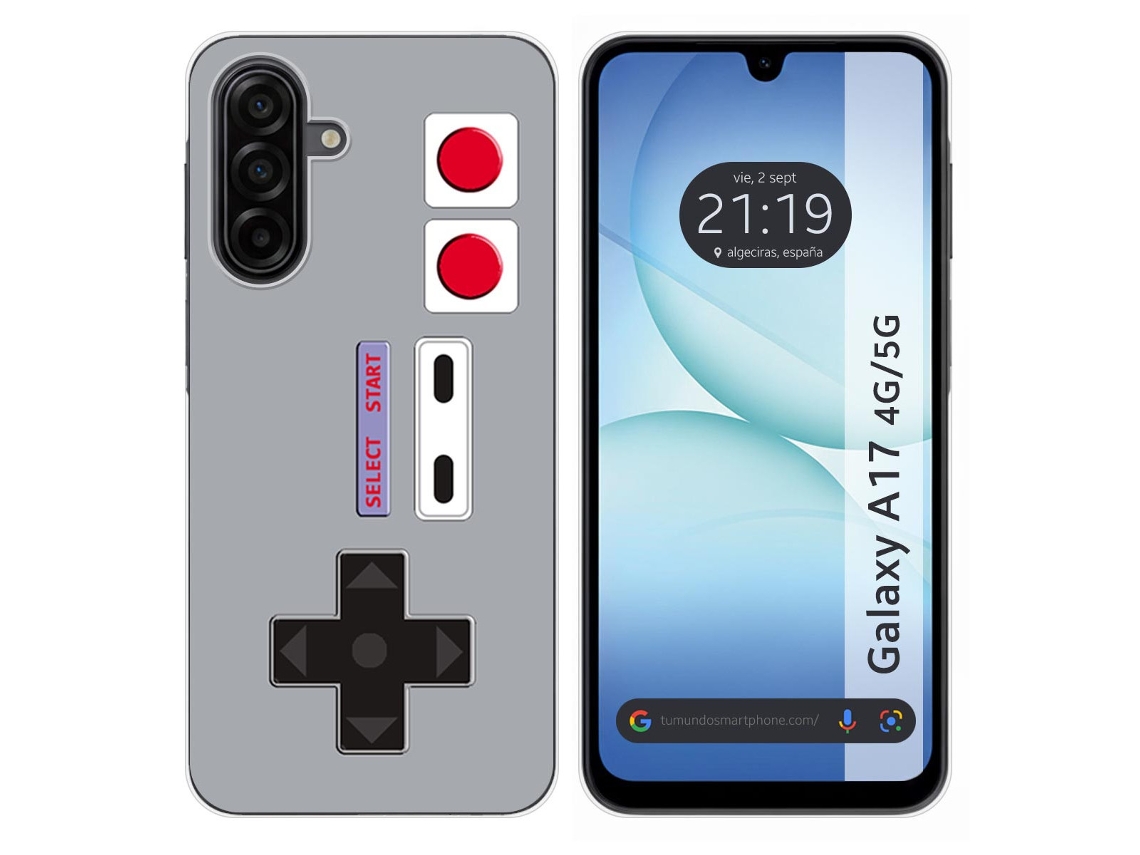 Funda Silicona Para Samsung Galaxy A17 4g / 5g Diseño Consola Dibujos