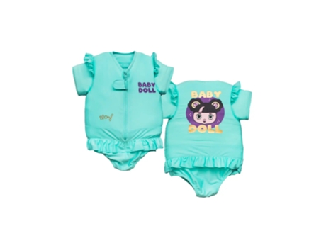 Bañador PLOUF Bb Doll Infantil con Flotadores Dispositivo Antiahogamiento 30 Meses - 13 kilos
