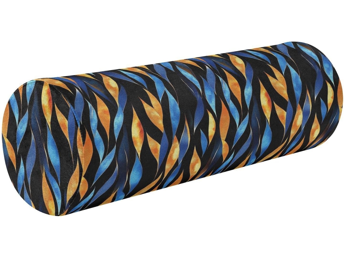 Almohada Cervical Redonda Frodotgv Espuma Viscoelástica Cómodo Soporte Fácil Limpiar: Dormir,