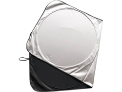 Pare-soleil De Pare-brise Voiture, Double Cercle, Protection Contre La Chaleur Uv, Plâtre Argenté,