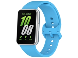 Pulsera de silicona para Samsung Galaxy Fit 3 en color sólido con hebilla colorida CSYY
