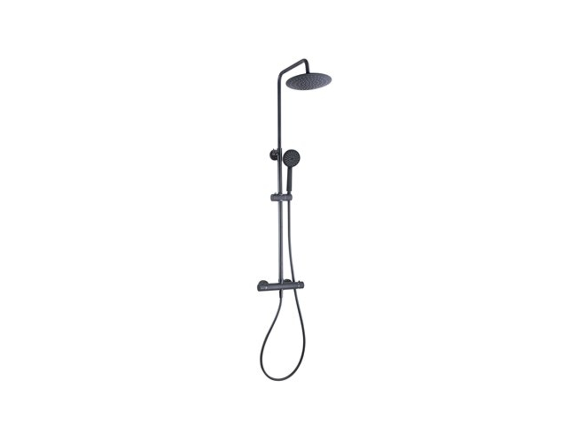 Barra De Baño Termostática Negra