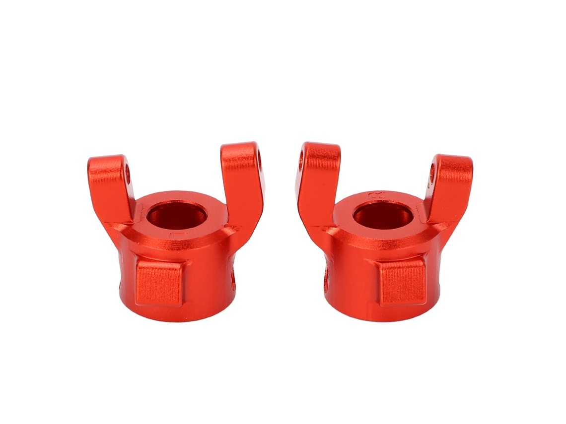 Mali cubo Porta Eixo Dianteiro Traseiro de Liga de Alumínio para Rc Crawler Car Scx10 Pro Vermelho