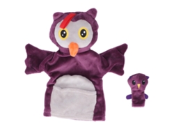 Marioneta De Mano De Búho De Peluche Para La Interacción Entre Padres E Hijos - Juguete Infantil