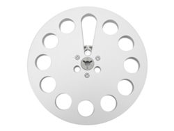 Carrete De Cinta Vacío De Aleación De Aluminio De 7 Pulgadas Para Grabadoras Studer Revox Silver De Bobina De 1/4 De Pulgada.