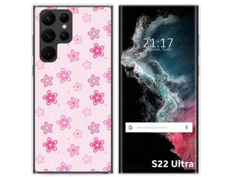 Carcasa Samsung Galaxy S22 Ultra 5G TUMUNDOSMARTPHONE Dibujos Flores Multicolor