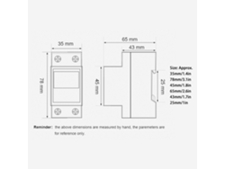 Omni-medidor De Energía Monofásico 2p Din Rail Con Pantalla Lcd Retroiluminada 230v Monitor De Consumo Eléctrico