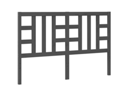 Cabecero de cama 166x4x100 cm Pino macizo gris MAISON EXCLUSIVE