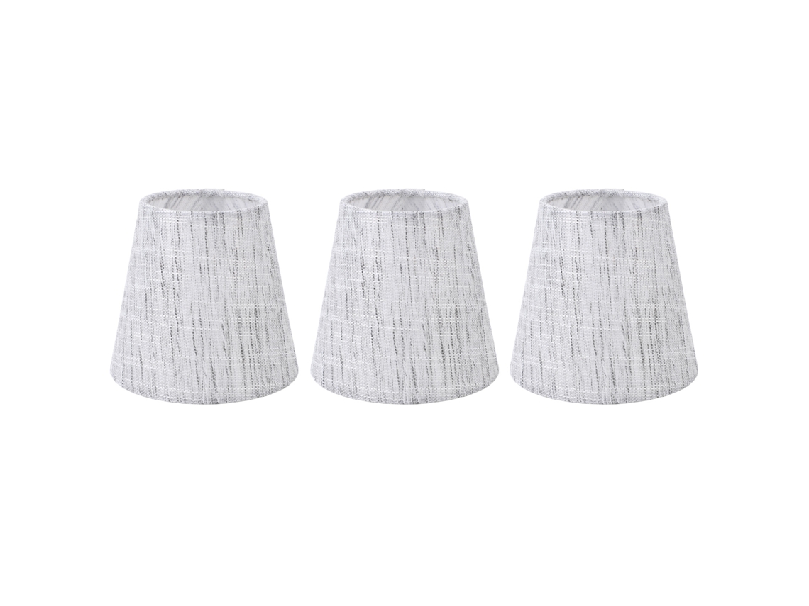 2026-3pcs Abat-jour De Tissu Vintage Exquis À Haute Transmissivité, Clip-on, Remplacement Pour Salon Chambre
