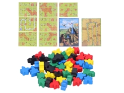 Set De Juegos De Mesa Con Tablero De Ajedrez Y Cartas De Papel De Impresión De Cobre Versión En Inglés