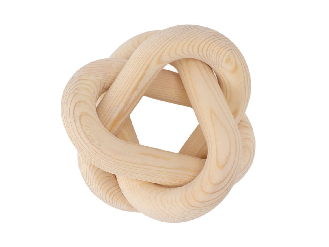 Cadena Decorativa De Madera Con 3 Eslabones Naturales Para El Hogar, Sala De Estar, Cafetería, Estilo Rústico De Granja.