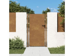 Puerta De Jardín Acero Corten 105x205 Cm