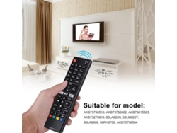 Mando A Distancia Universal Akb75095308 Para Televisores Lg Led Lcd Smart Tv (mando A Distancia De Repuesto)