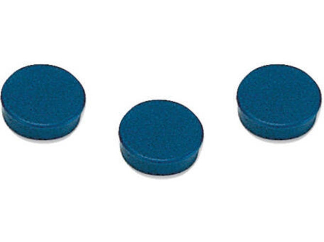 Conjunto de 10 Imanes BI-OFFICE (Azul - 30mm)