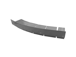Renoplast Perfil De Aluminio Para Alero W35+, Perfil Curvo Con Muesca, 200 Cm, Gris