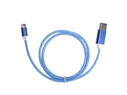 Cable Micro Usb Con Luz Led Que Fluye Y Carga Rápida Para Teléfonos Android