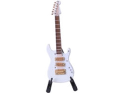 Guitarras eléctricas en miniatura decorativas, artesanías en miniatura, decoración rústica, mini guitarra