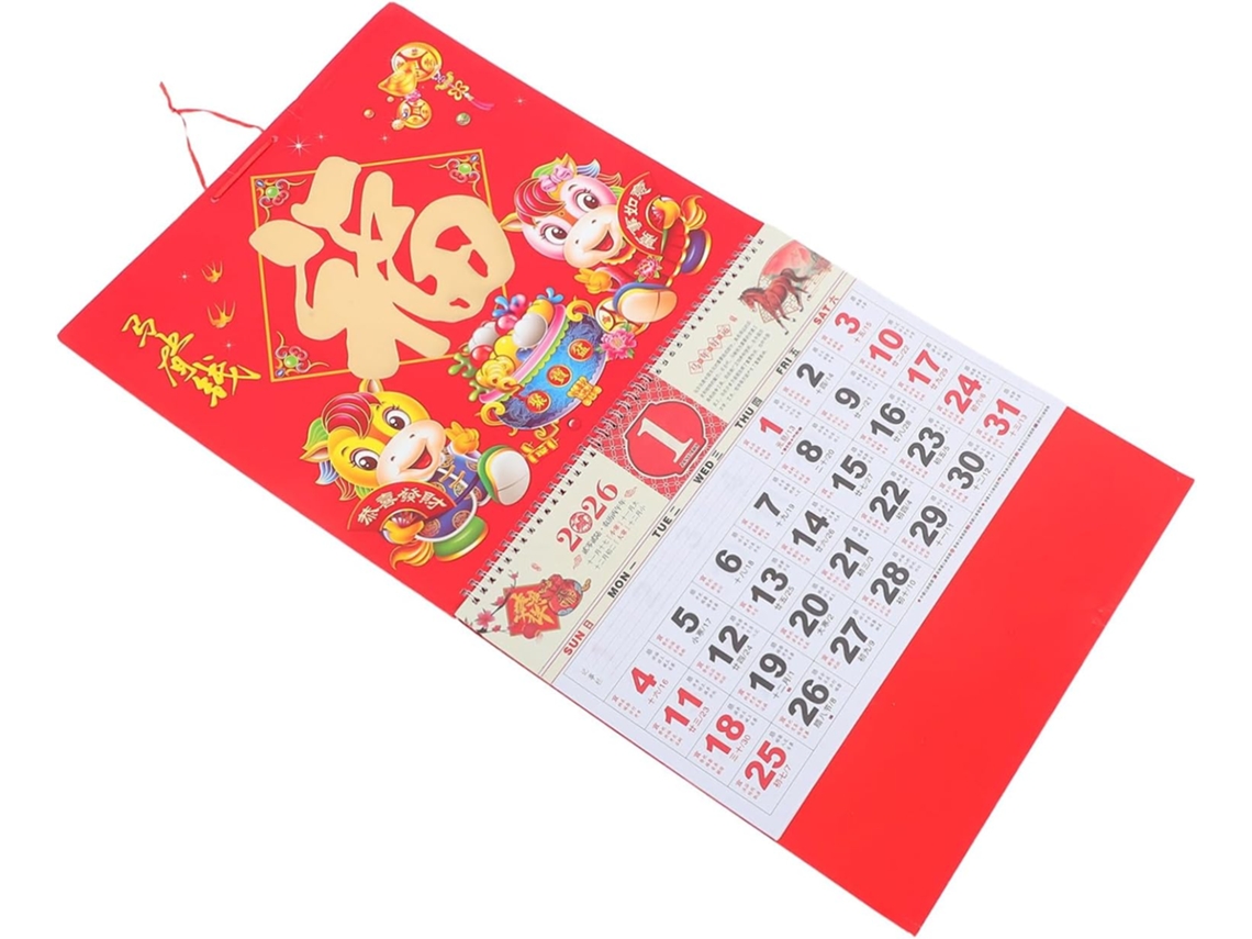 Calendario Lunar R Chino Del Año Del Caballo. Calendario