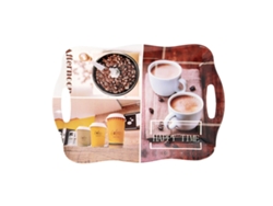 Bandeja de desayuno QUID Habitat Multicolor Plástico 36x27x2,2 cm