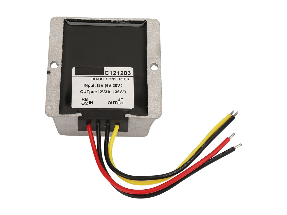 Módulo Convertidor De Voltaje Elevador/reductor Automático De 6-20 V A 12 V, Regulador De 3 A