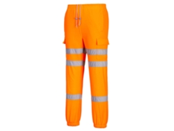 Pantalones deportivos de alta visibilidad Portwest Tres Rayas / Naranja / S