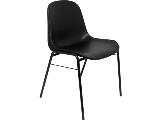 Conjunto de 2 Sillas de Confidente PIQUERAS Y CRESPO Alborea Negro (PVC)