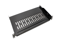 Estante para armario rack 19 con fijación frontal 1U fondo 255 mm  RACKMATIC