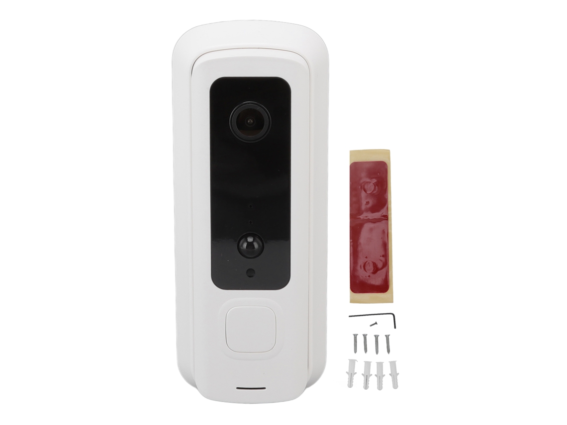 Videoportero Inalámbrico Wifi 720p Con Seguridad Para El Hogar, Visión Nocturna Infrarroja Y Alcance De 10 M.