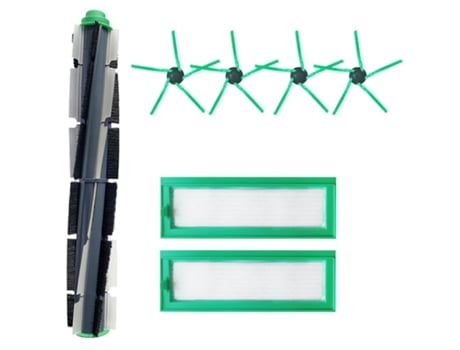 Kit de repuesto para Vorwerk Kobold Vr200 Vr300, repuestos de aspiradora, cepillo giratorio principal y filtro Hepa