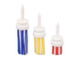 3 Palos De Golf De Plástico Coloridos Con Cerdas De Nailon, Accesorios De Entrenamiento Para Hombres, Mujeres Y Niños.
