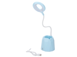 2026 Store-lámpara De Mesa Led Azul Multifuncional Con Toque Y Portaplumas De Carga Para Lectura