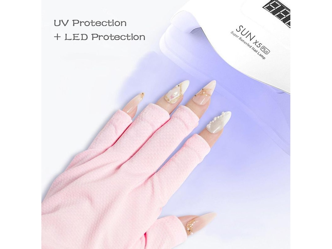 Guantes De Protección Uv Para Decoración De Uñas, Protector Anti-oscurecimiento De Lámparas Led